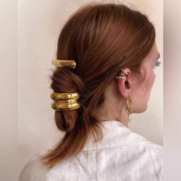 Gold hair tie ✨✨🔥🔥💖💖💖 New - Picture 2 of 6